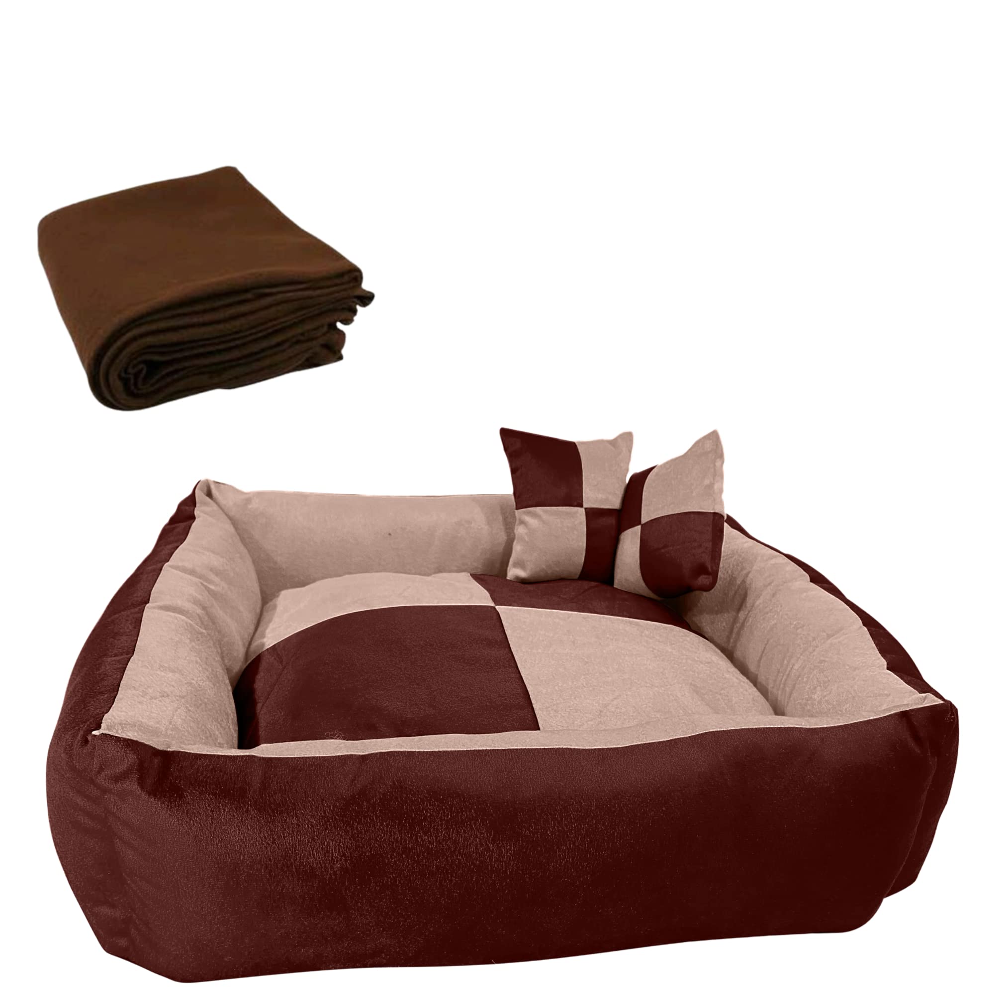 DRILLY Bed Washable Soft Reversible Dog Bed with Blanket for Small | Medium | Large | Extra Large | XXL | 3XL | 4XL Size Dogs | Cats | Puppy | pet | Rabbit |Cushion Pillow (L) (B0C4F7M4D8) Amazon Price History, Amazon Price Tracker