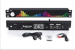 Decibelvibe TNZ SGE6 - Audio Graphic Equalizer with Rear RCA/3.5 Auxiliary Input and Output, Built-in Microphone, USB and Bluetooth Input, for Home Audio, HiFi Audio (Silver)