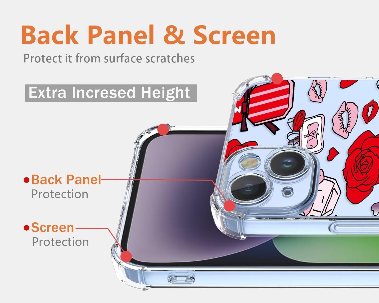 Jeelar Cover per Samsung Galaxy A22 5G, Custodia Antiurto Case Sottile Carino Immagini dei cartoni animati Adatto alle ragazze-A73