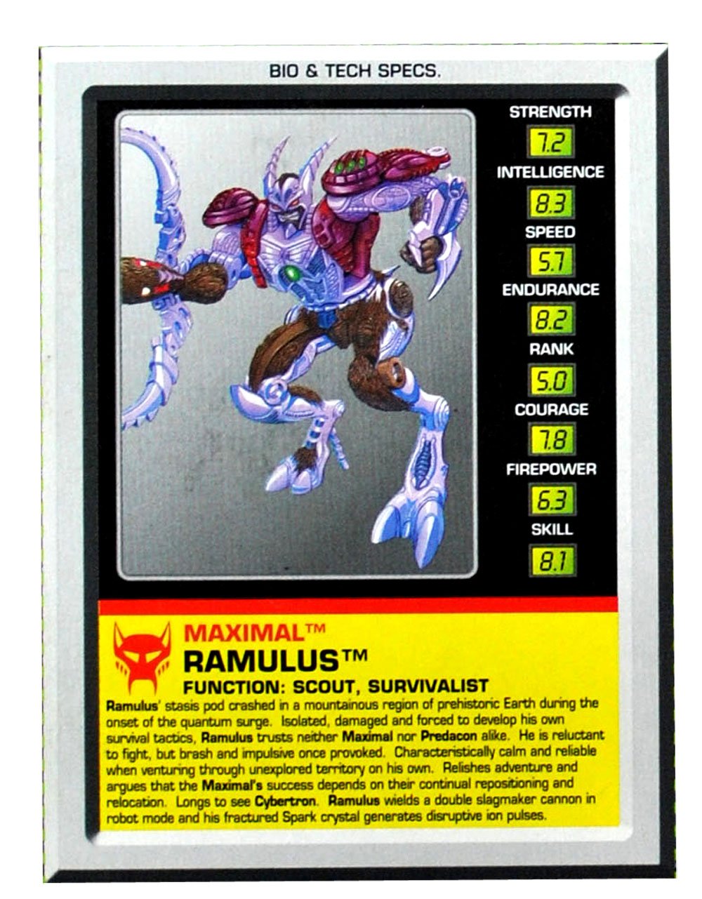 Hasbro Year 1998 Transformers Beast Wars Transmetals 2 Series