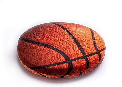 Miniatura 1 de Almohada de espuma viscoelástica multiusos de baloncesto de 18 pulgadas, novedosa almohada decorativa con estampado 3D de franela de microfibra