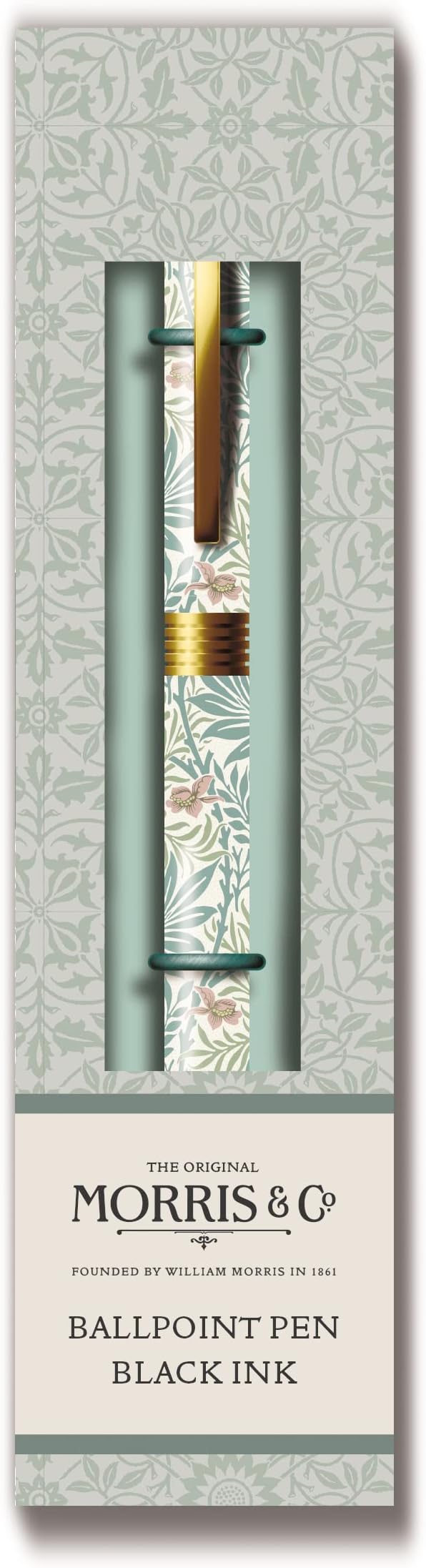 William Morris Black Ink Ballpoint Pen - WMS0004