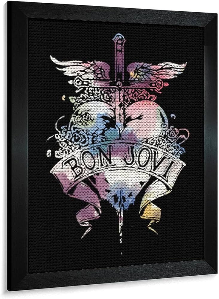 Bon Jovi ボン・ジョヴィ サイン入りパネル 額装 35/250