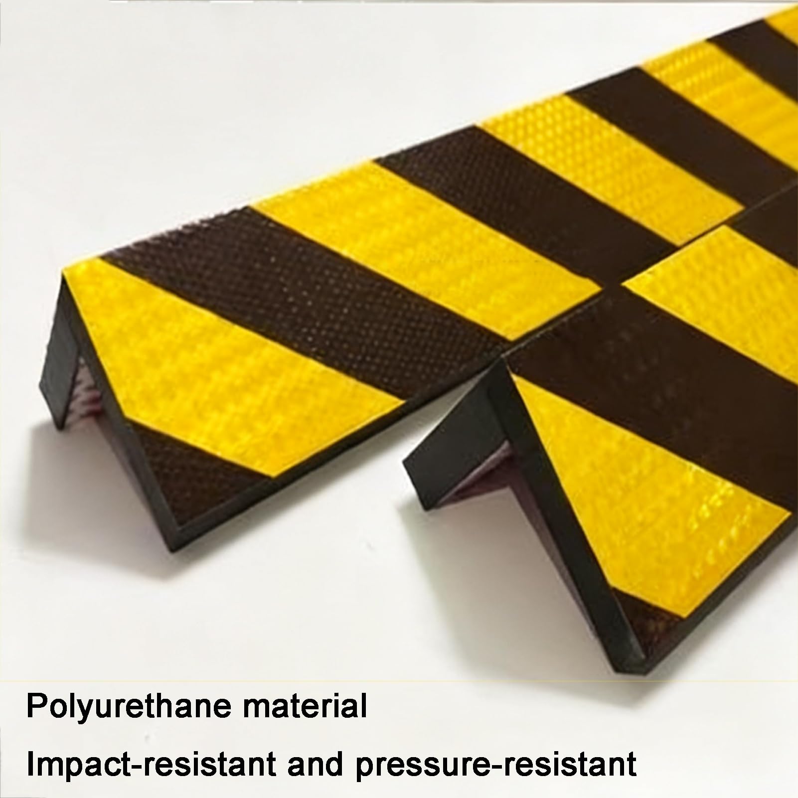 Protector de bordes de espuma, tira de seguridad de 100 cm, color amarillo y negro, protección contra impactos para escaleras, garajes, espacios industriales, 3 unidades