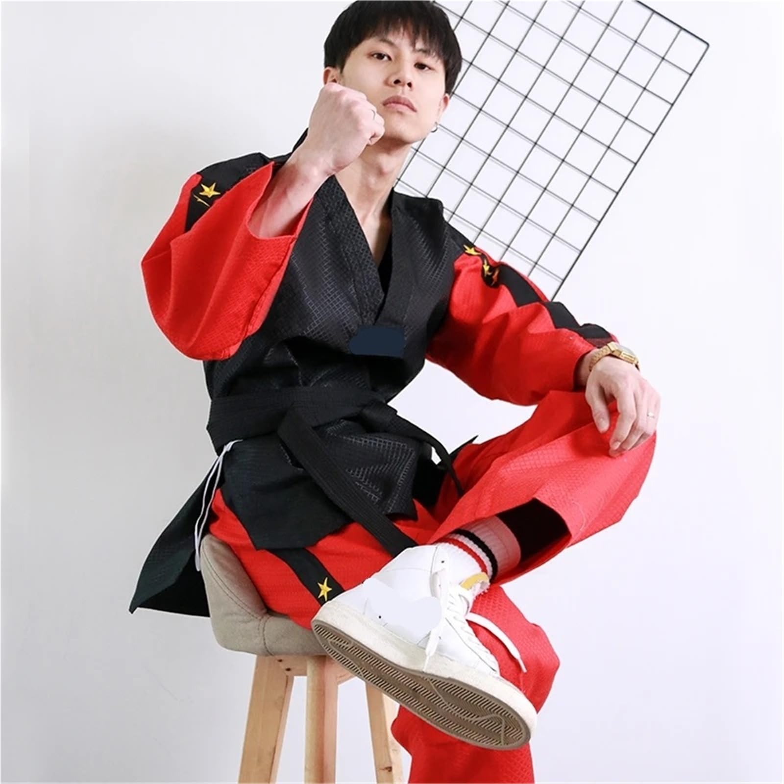 Uniforme de Taekwondo de manga larga for niños y adultos, trajes de artes marciales Dobok de Taekwondo