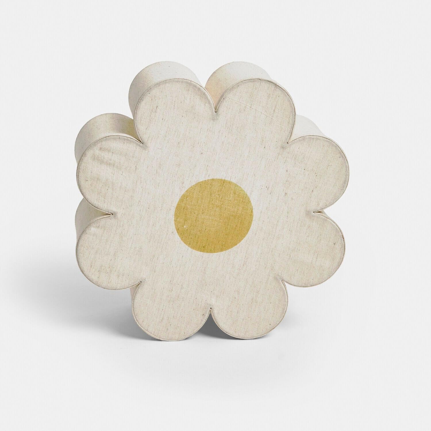 Loberon Wandlampe Poppeline - Niedliche Blumenform - Perfekt fürs Kinderzimmer - Warmes Licht - Wandleuchte - Eisen - Baumwolle, beige/gelb