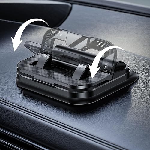 Miniatura 7 de Soporte para teléfono de automóvil con rotación de 360 grados, soporte para teléfono para tablero de instrumentos de 360 grados, ángulo de ajuste de