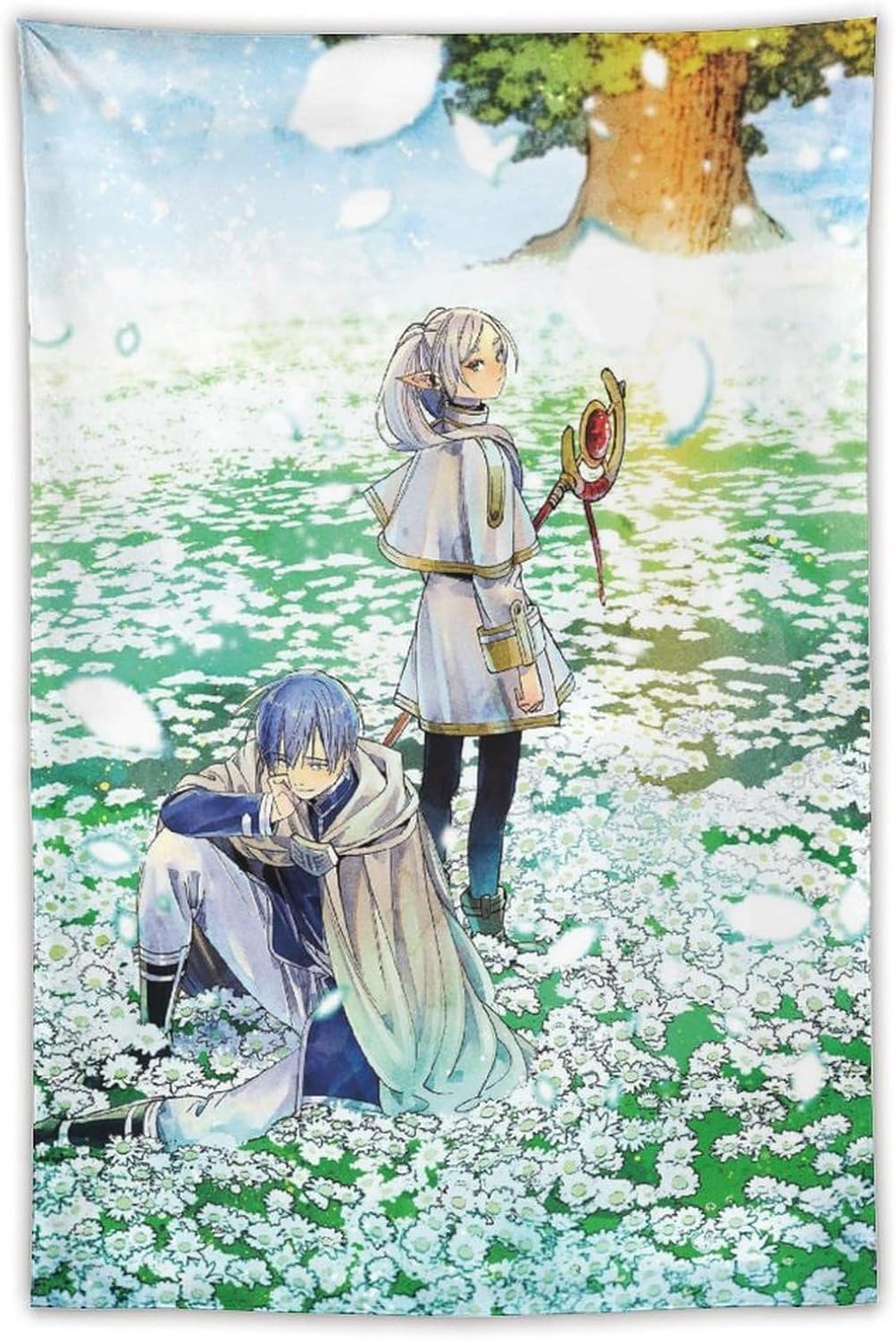 Amazon.co.jp: タペストリー 葬送のフリーレン アウラ ポスター 背景布