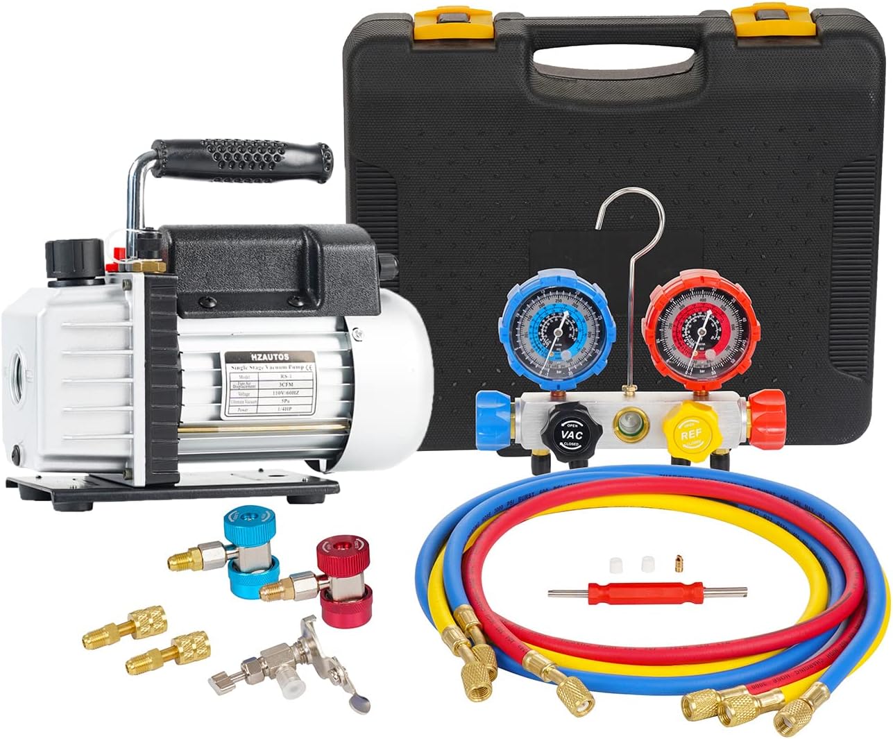 Pompe à Vide Sans Fil ONEVAN 1/4 HP 7CFM 18V – Compatible Batterie MAKITA – Pour Clim Auto