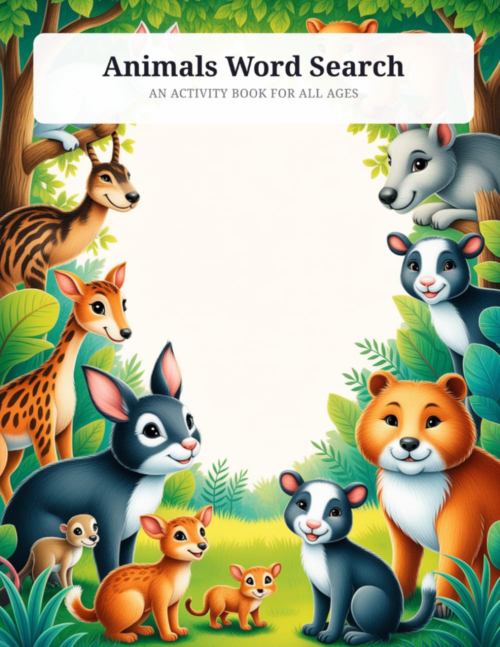 Animals Word Search: Engaging Puzzles Across 50 Animal Categories