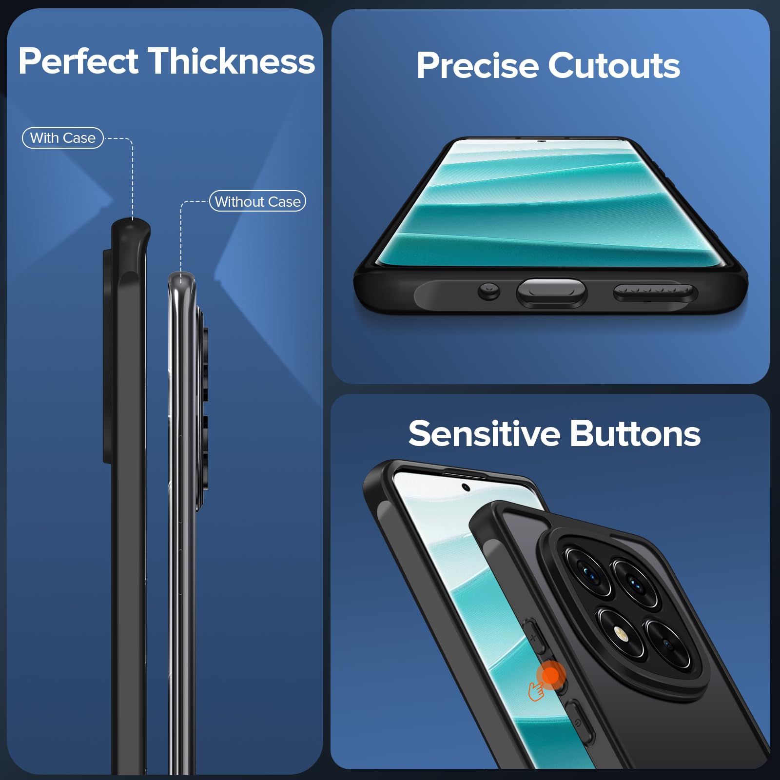 Custodia Opaca Per Xiaomi Redmi Note 14 5G – Cover Posteriore Glassata Traslucida, Anti-Impronte, Antiurto Con Airbag Angolari, Colore Rosa