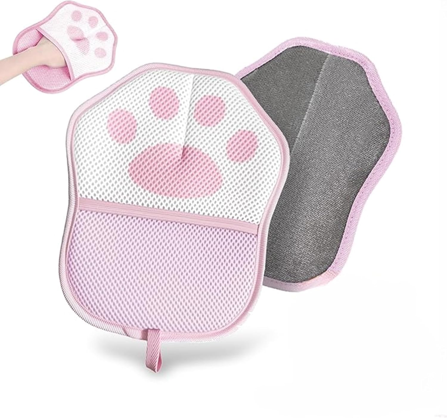 New 2025 Pet Hair Removal Glove - Electrostatic Deshedding for Dogs & Cats, Reusable Grooming Mitt for Furniture, Car, Couch,Size 9.8 x 7.87 x 0.5 in - Image 1 of 9