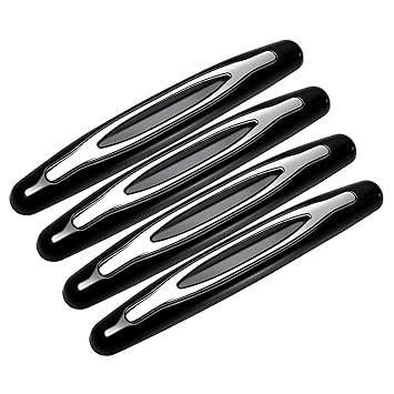 A12 Anti Scratch Car Door Bumper Guard Protective Strip for Maruti Suzuki Alto Set of 4 Black