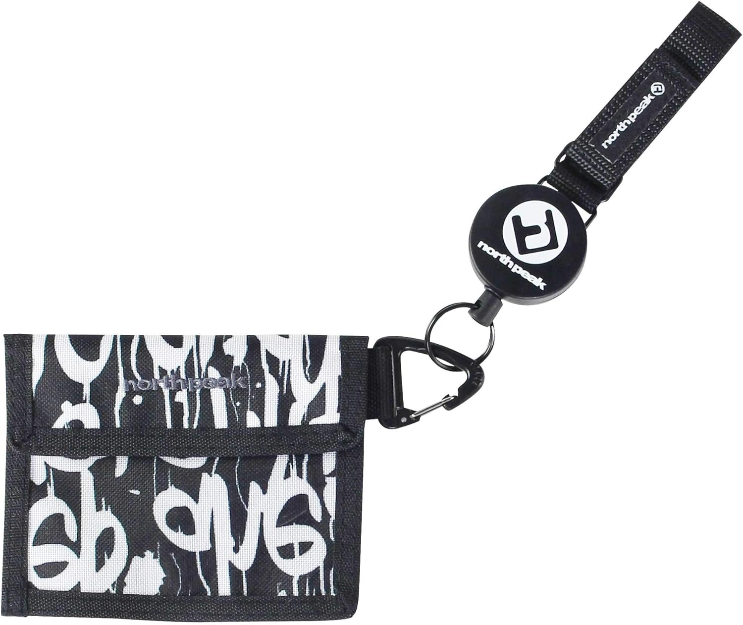 North Peak NP-5401 TPWT Pass Case, Ticket Case, Lift Ticket Holder, Carabiner and Auto Reel Included
