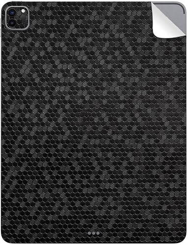 Vista 21 de SopiGuard Skin adhesivo para iPad Pro 2021 de 12.9 pulgadas, modelo A2378 de 5ª generación de precisión de borde a borde trasero y laterales