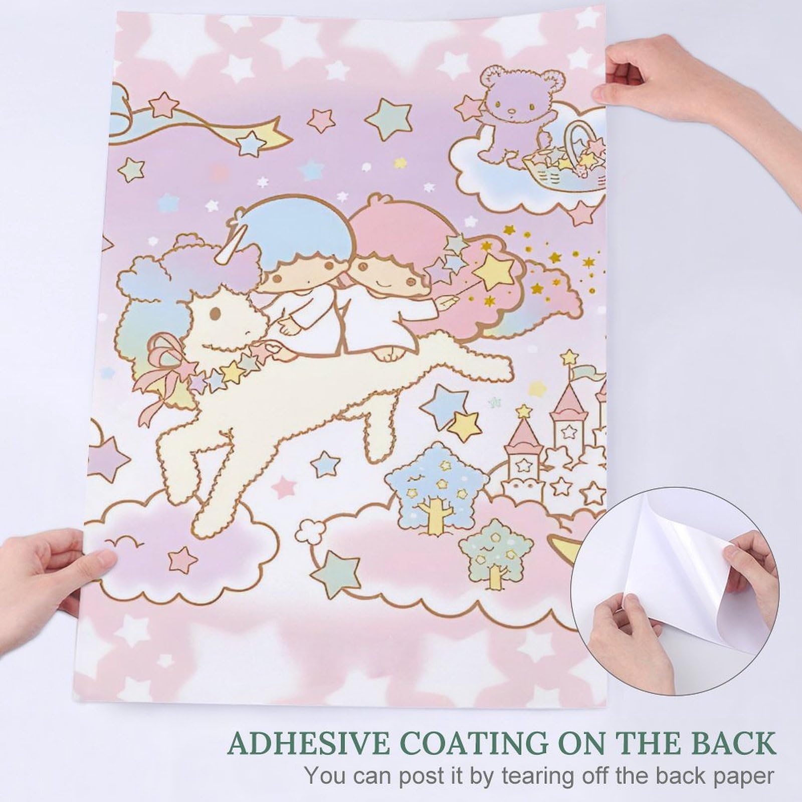 Amazon.co.jp: リトルツインスターズ キキララ ポスター 絵画