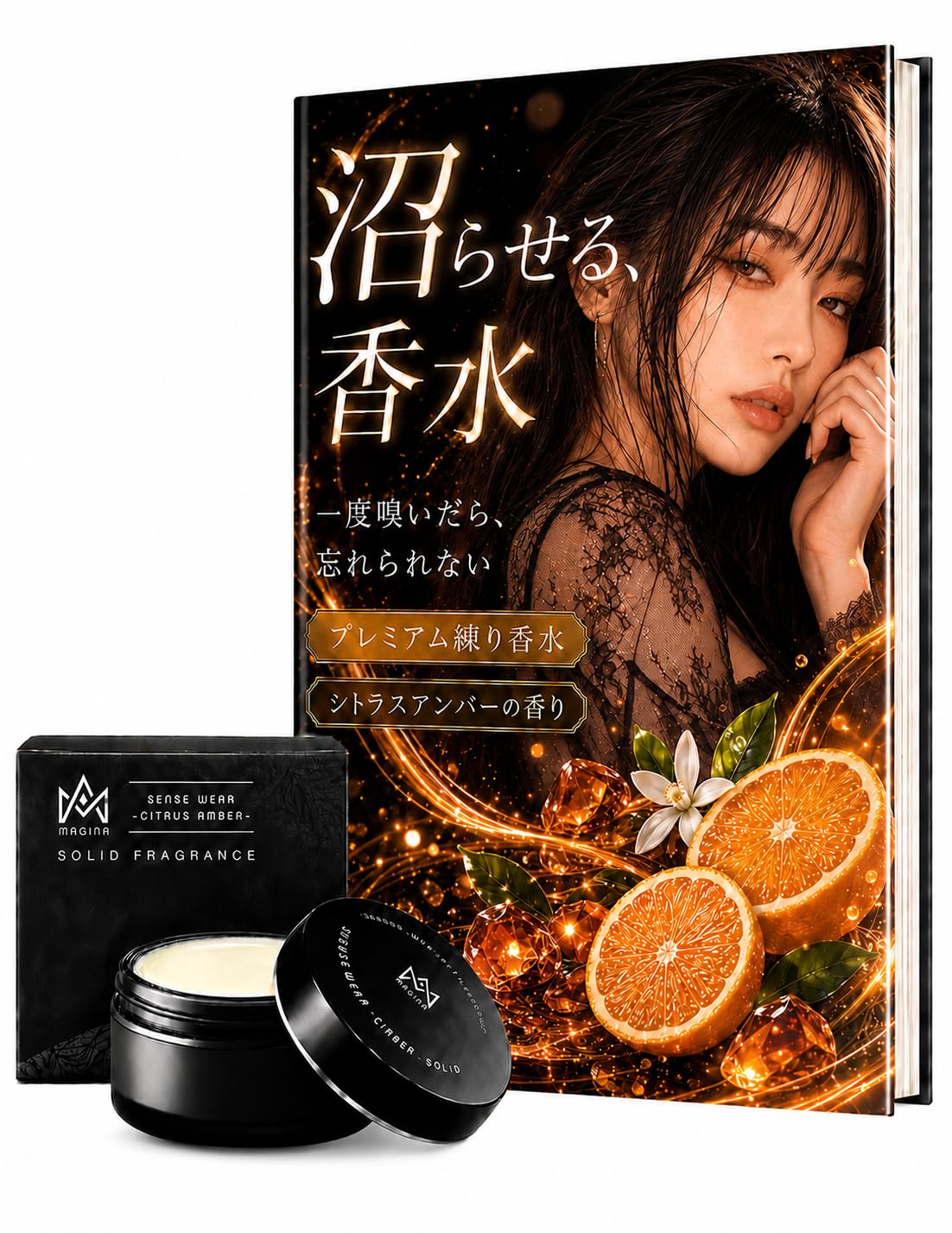 Amazon | MAGINA マギナ 香水 練り香水 メンズ フェロモン成分配合