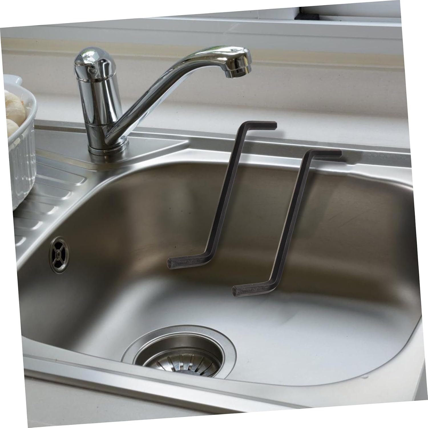 2pcs Garbage Disposal Wrench Tool for Kitchen Sink Durable Chrome-vanadium Easy Unjamming and Installation Essential for Home Waste Disposal Systems
