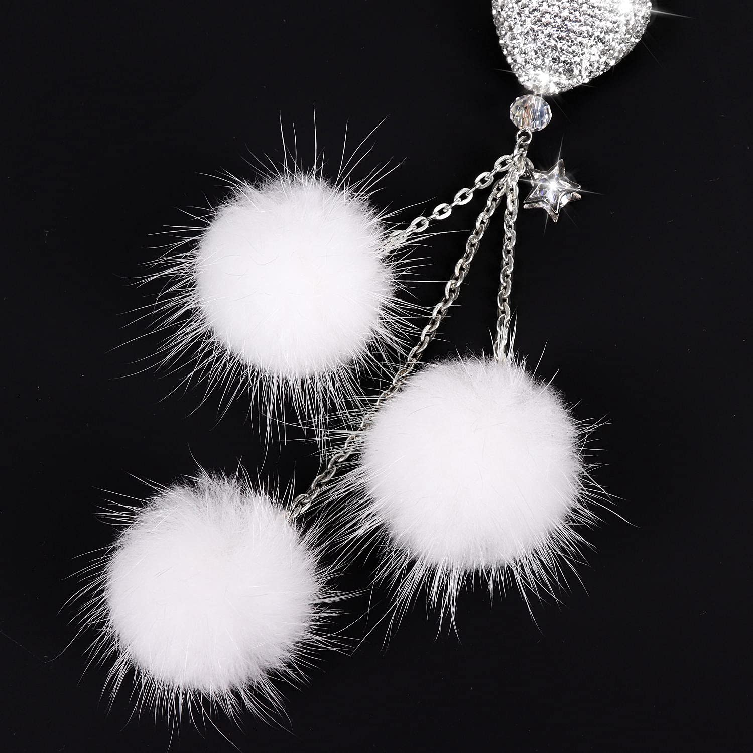 Car Mirror Hanging Accessories , Car Rearview Mirror Decor,Cute Crochet Orchid - View #9