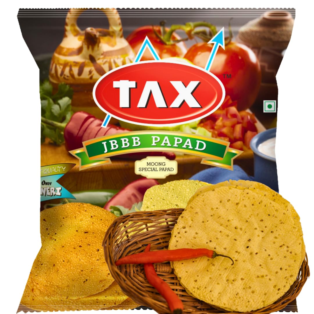 See full amazon price history chart for TAX Moong Special Papad Homemade Crispy Tasty Moong Papad for Daily Eating Papad Moong Dal Special Handmade Medium Spicy & Rajasthani (Flavor) 400g (Pack of 1) TAX Moong Special Papad Homemade Crispy Tasty Moong Papad for Daily Eating Papad Moong Dal Special Handmade Medium Spicy & Rajasthani (Flavor) 400g (Pack of 1) (B0BSXPTWK5) Amazon Price History, Amazon Price Tracker