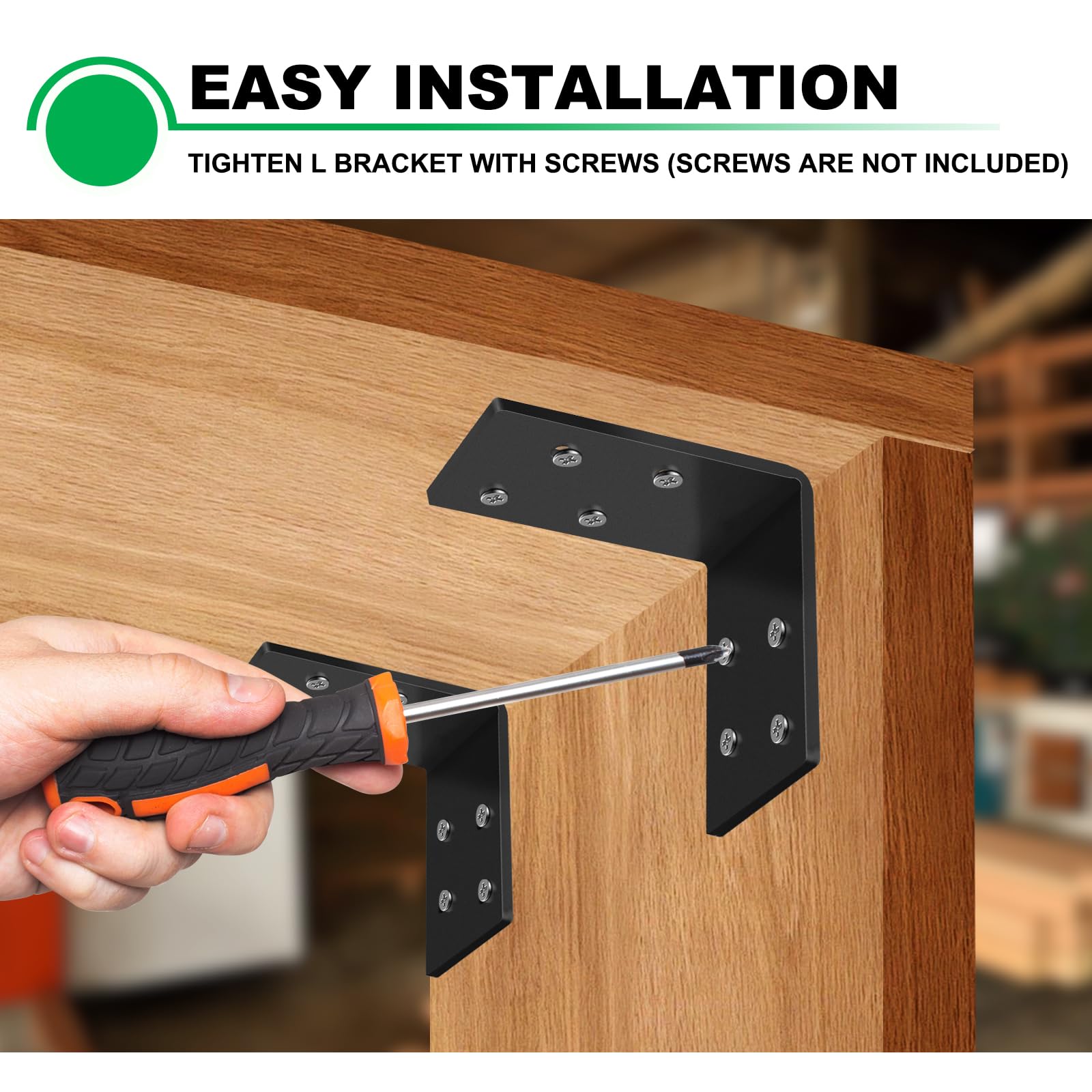 80 X 55 X 30 Galvanised Steel Adjustable Angle Brackets L-Shape Corner Brace For Wood 2