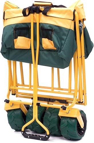 Miniatura 5 de Cochecito plegable creativo para exteriores, carrito utilitario para niños, carrito plegable todo terreno con soporte para botella de agua, ideal