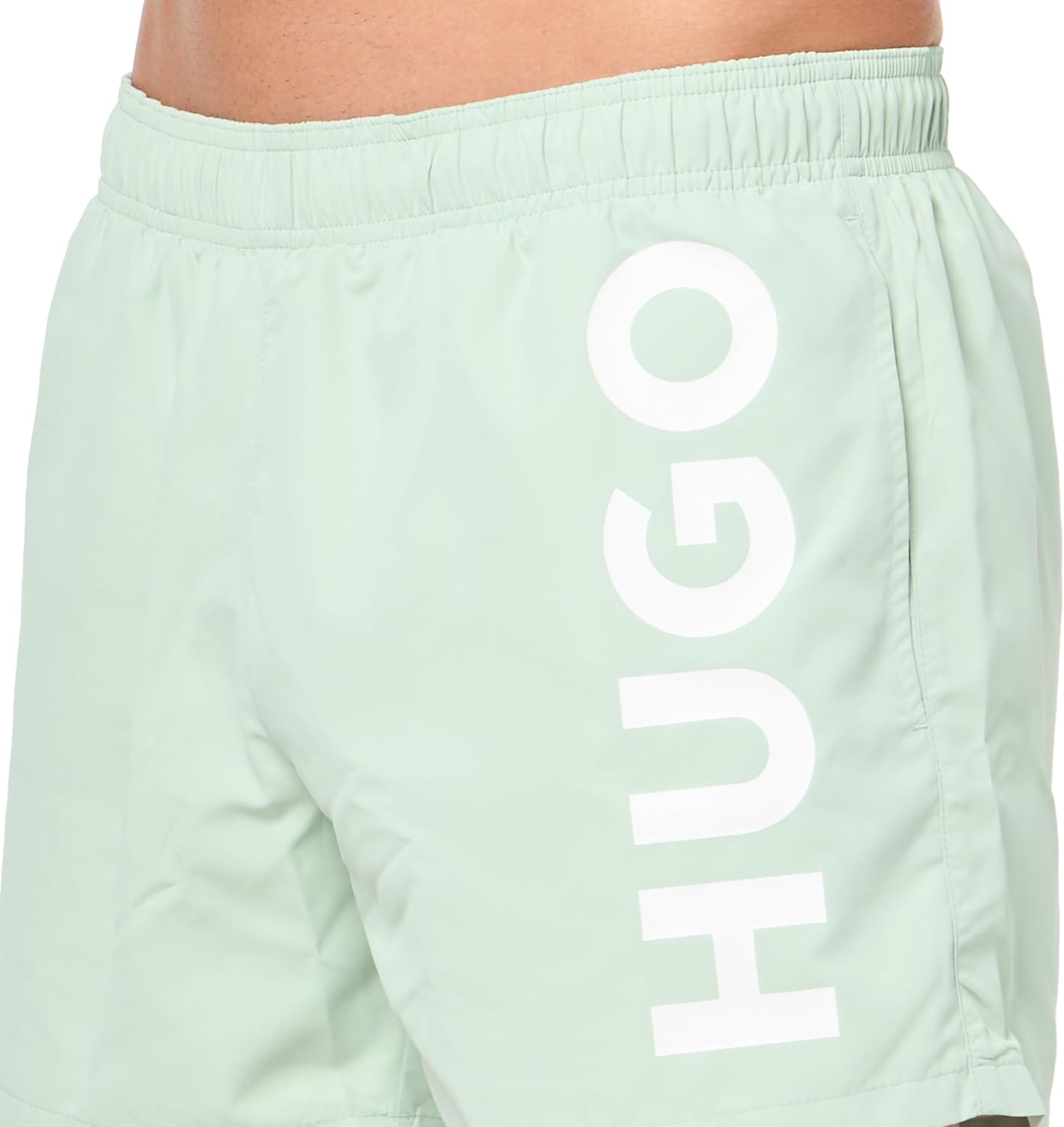 Hugo Men's Vertical Logo Swim Trunks