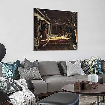 Delvaux、The Sleeping Town、希少画集画、新品額付 Delvaux、The Sleeping Town、希少画集画、新品額付 Delvaux