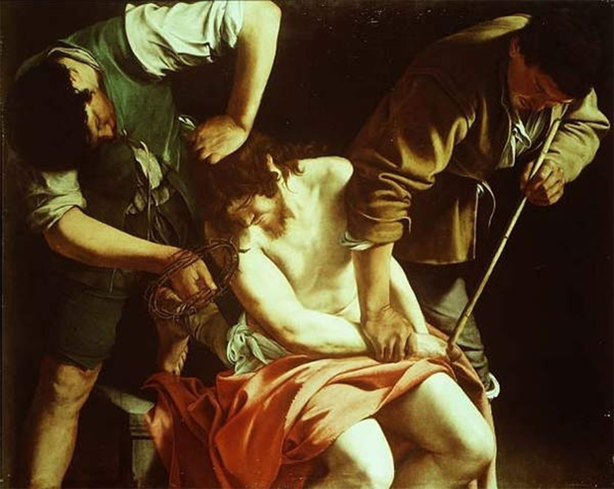 ARTXLXXBN Famous Painting Art Wall Decor Abstract Art Picture Crowning with Thorns by Orazio Gentileschi Animal Pictures for Home Decor 60x90cm