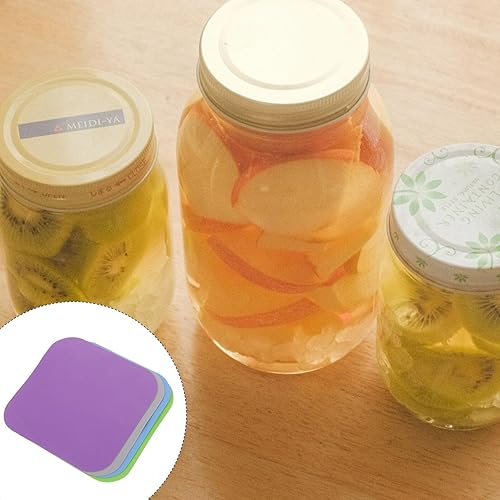 Miniatura 9 de HEMOTON Abridores de tarros de goma, 4 unidades de goma para abridor de tarros, almohadilla cuadrada para manos débiles, almohadilla de aislamiento