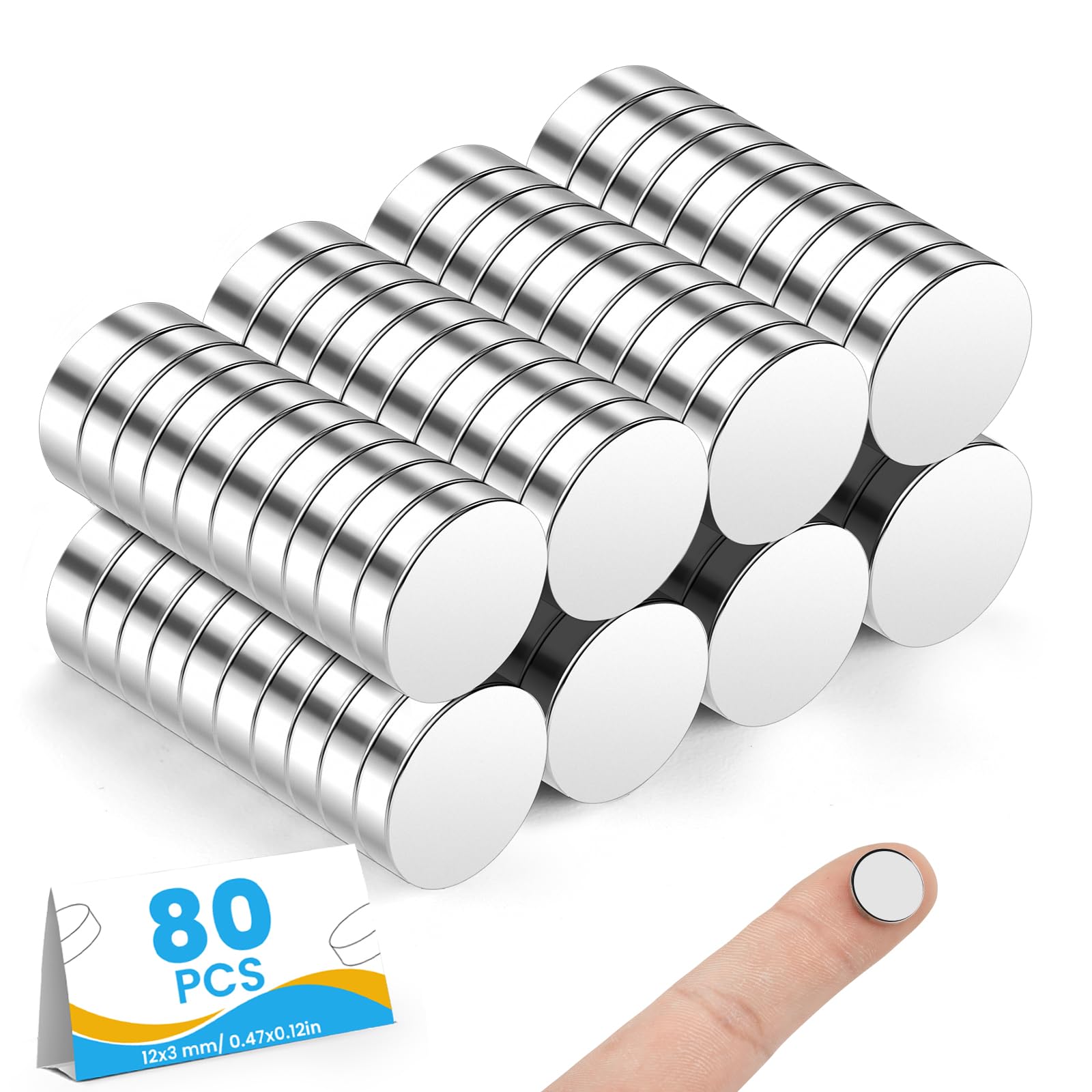 BEST CHOICE MAGNETS Small Magnets, 60 Pack Refrigerator Magnets 10x2mm — Amazon image 10