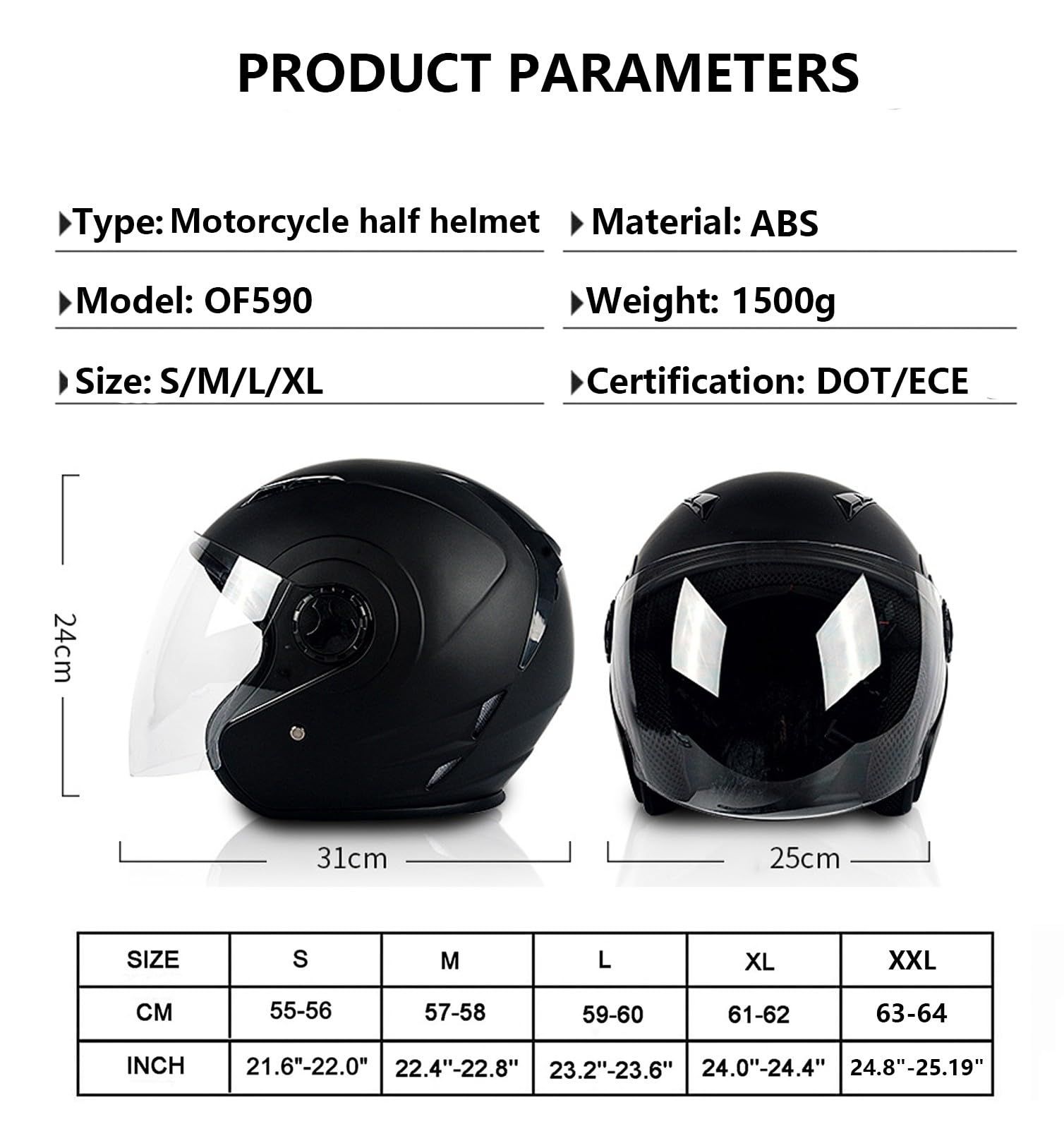 Casque Jet Moto Bluetooth ECE Homologué Casques de Moto électrique Scooter avec Double Visière Casque avec Haut-Parleur Intégré pour Une Réponse Automatique