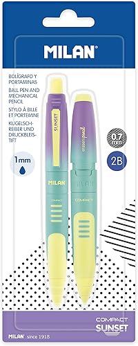 Miniatura 6 de MILAN Blister pack 1 bolígrafo + 1 lápiz mecánico COMPACT Sunset