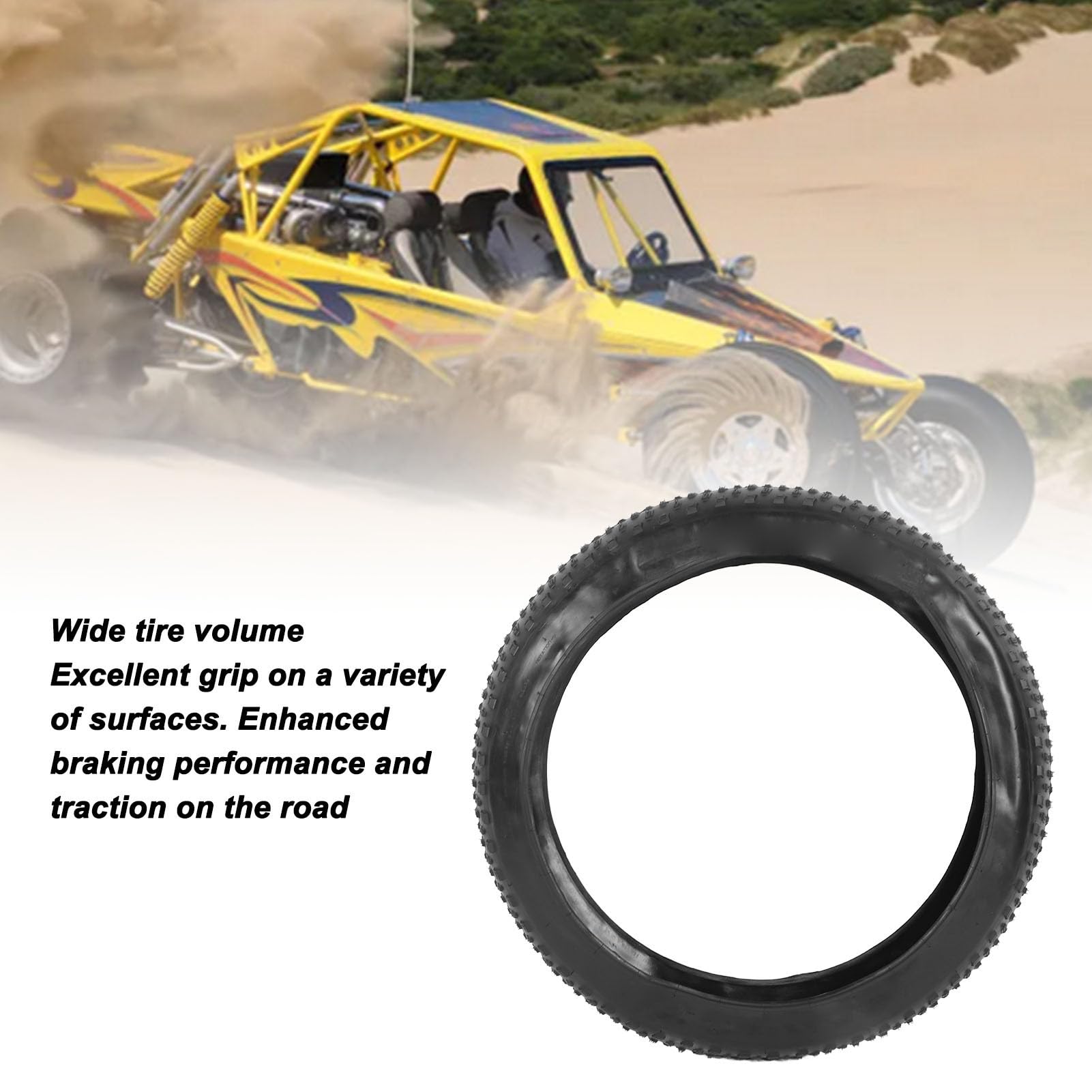 RiToEasysports Pneus De Vélo De Neige électrique, Pneu De