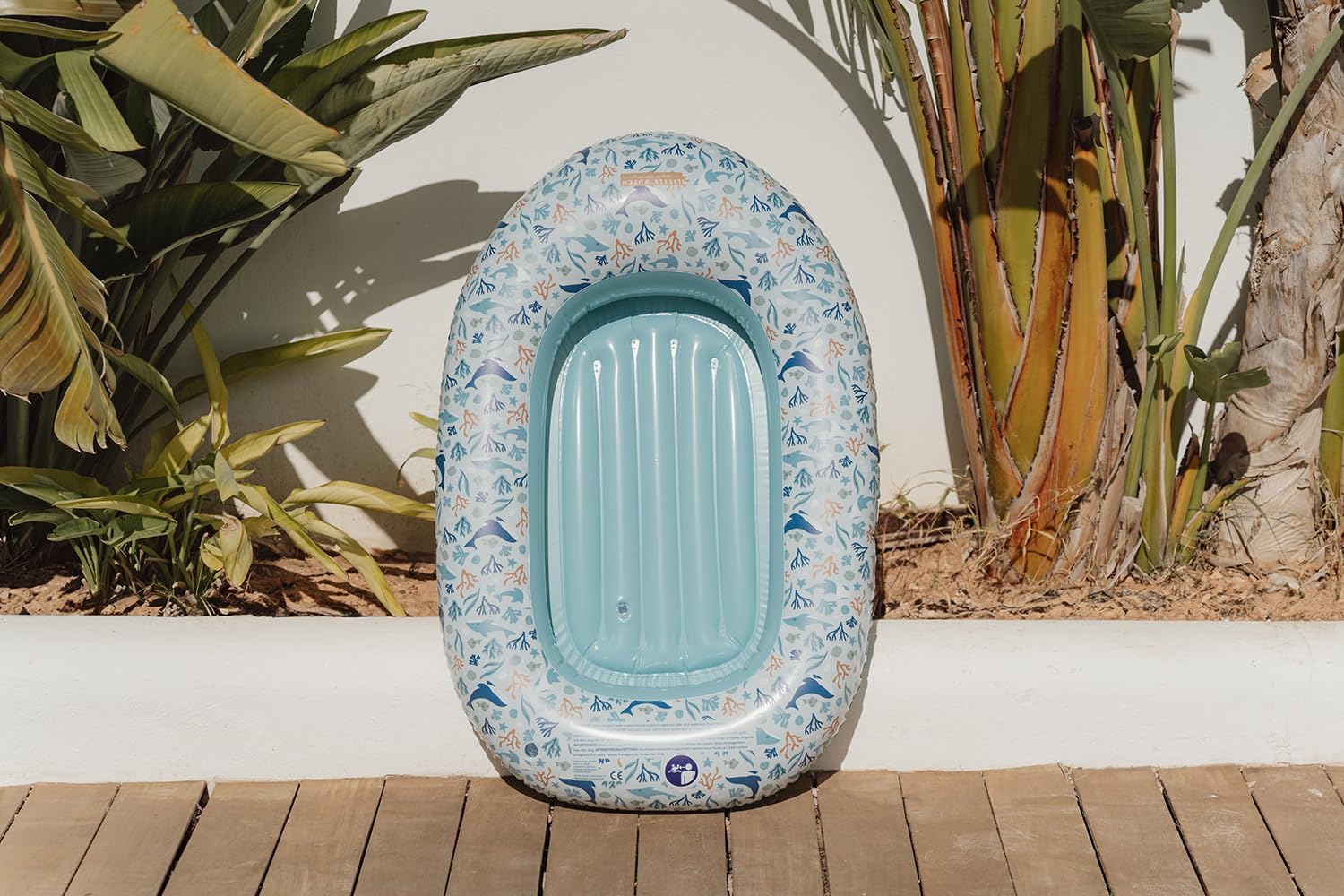 Little Dutch Boot aufblasbar für Kinder - Ocean Dreams blau