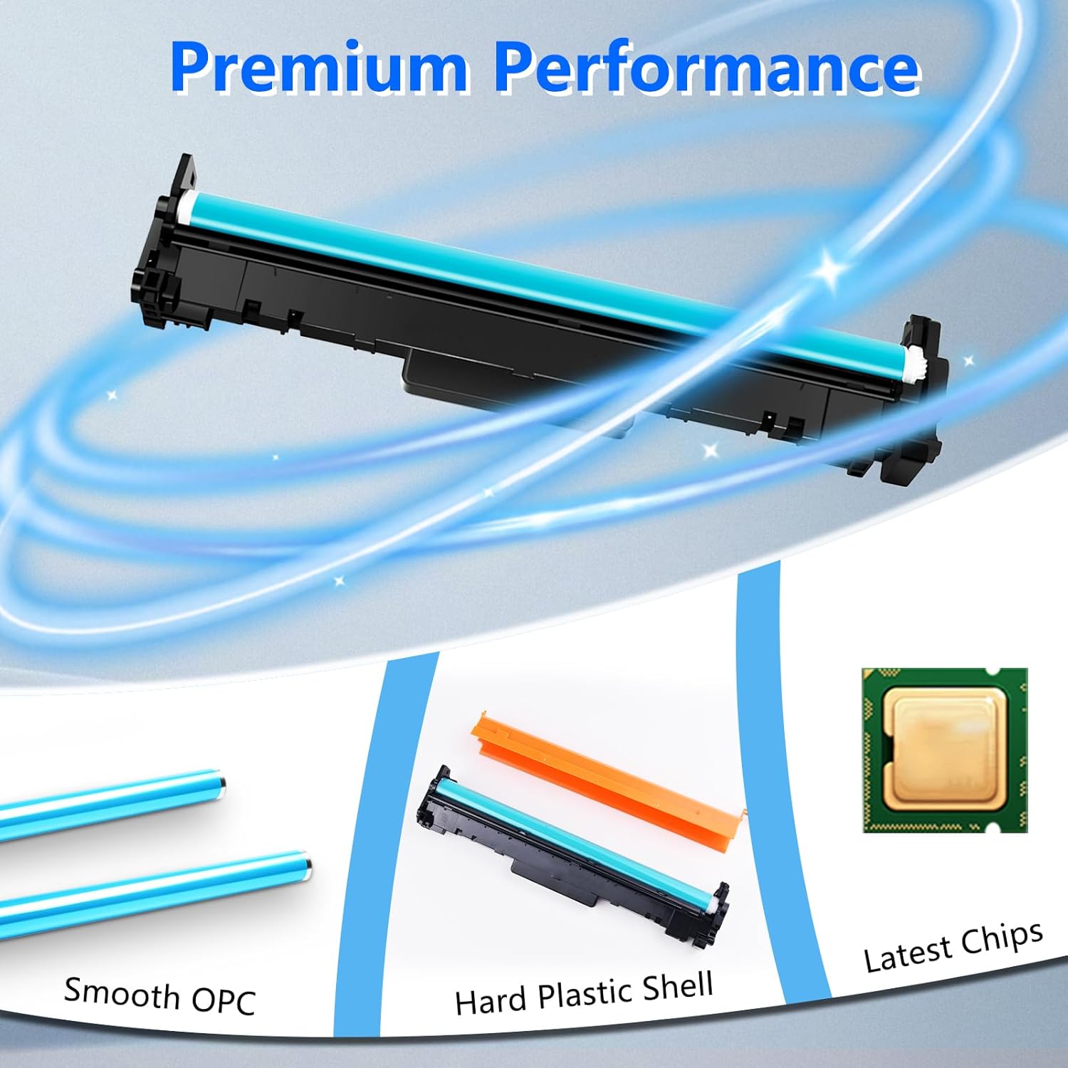 NineLeaf Compatible Drum Replacement for HP CF232A 32A Drum Unit Kit use for Laser Jet Pro M203d M203dn M203dw M227fdw M227fdn M227sdn M148dw M148fdw M118dw Printer (2 Pack,23000 Pages)