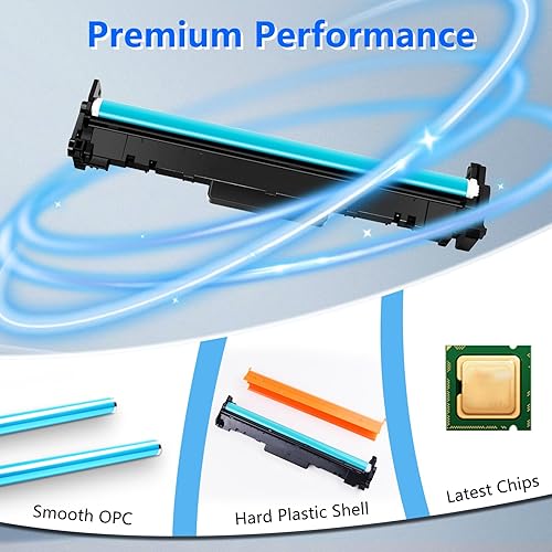 Miniatura 4 de NineLeaf Paquete de 1 unidad de tambor compatible de repuesto para HP 32A CF232A Uso para M203d M203dn M203dw M227fdw M227fdn M227sdn M148dw M148fdw