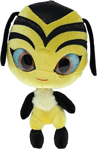 UCC Distributing Miraculous Ladybug - Peluche Kwami Deluxe de 10 ″ - Bandeja de entrada de polen - Animal de peluche de edición limitada