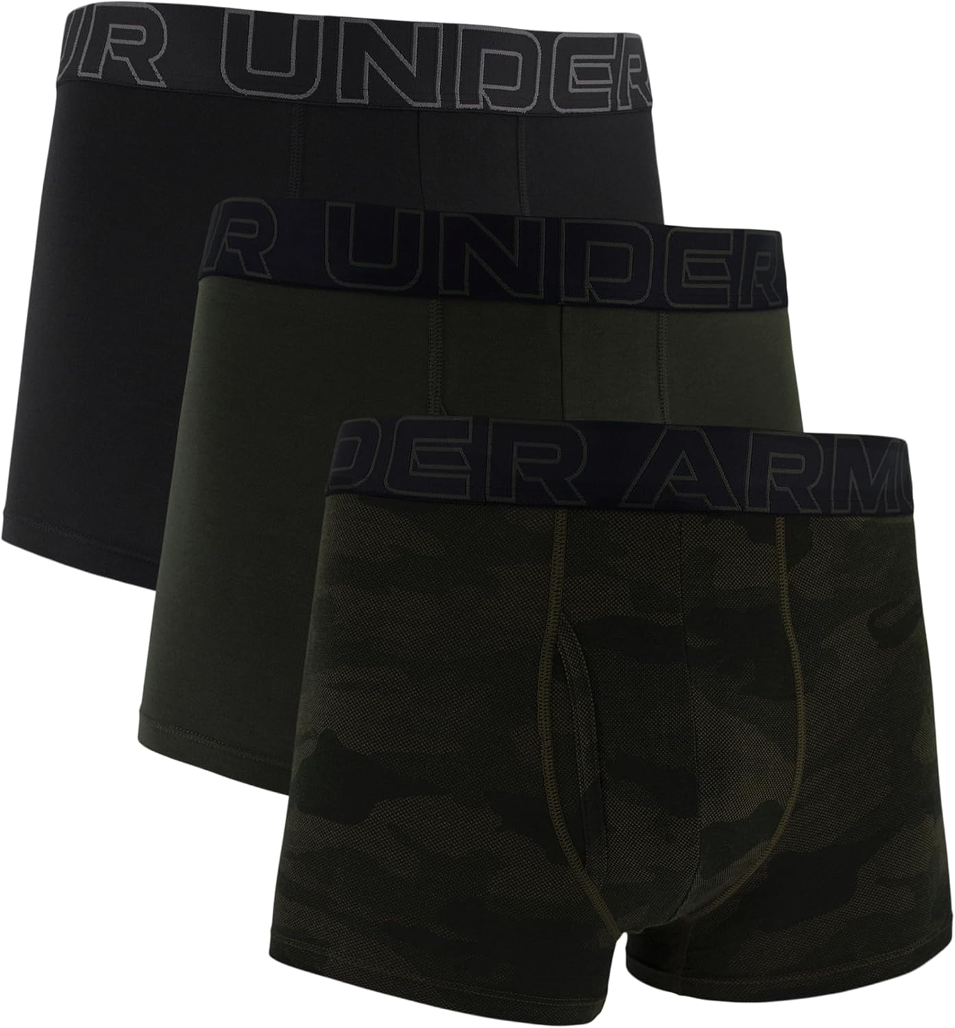 Under Armour Mens PERFORMANCE COTTON - PRINT 3" inches Underwear Bottoms