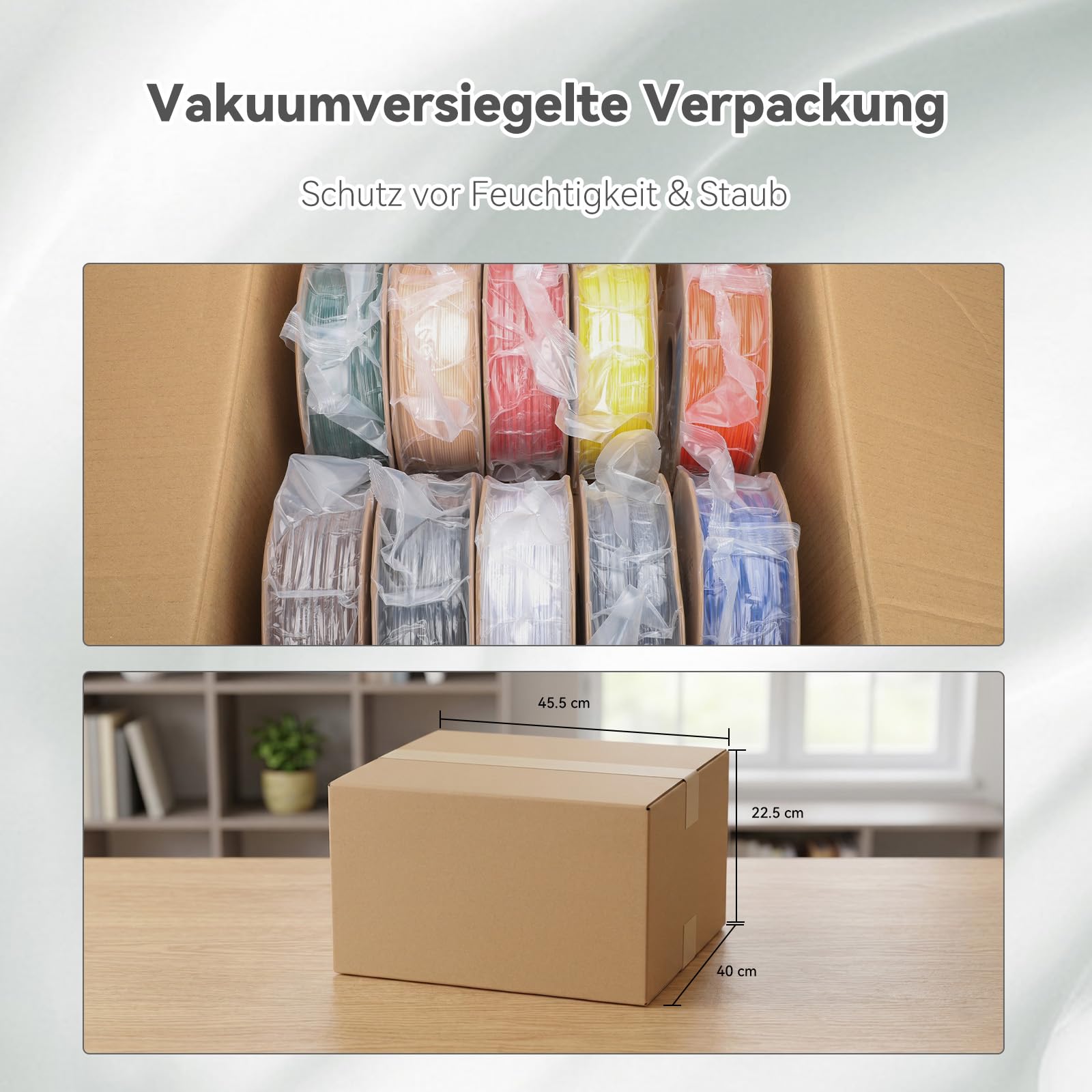 3DHoJor PLA+ Filament 1.75mm 10KG 10 Farben 3D Druck Filament PLA Plus | 1KG/Spule 10er Set, Hohe Zähigkeit, Hohe Schlagfestigkeit, Stärker und Belastbar, Maßgenauigkeit ±0,02mm