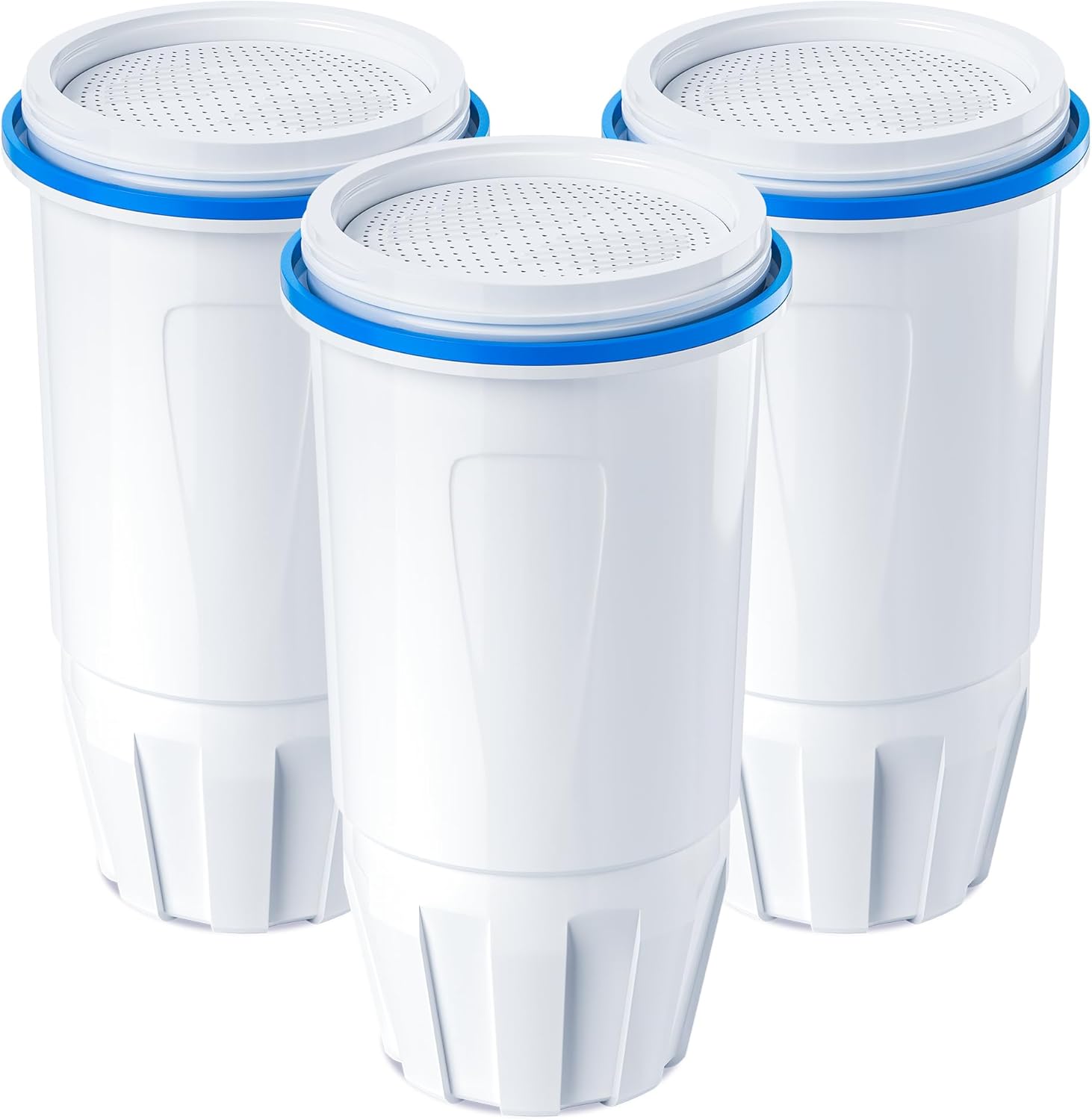 Water Filter Replacement by NUTTUTO Compatible with Zero Pitcher and Dispensers ZR-001, ZR-017, ZP-006 ZS-008, Multi-Stage Filter System, Reduces Lead, TDS, PFOA/PFOS, Chlorine, Pack of 3