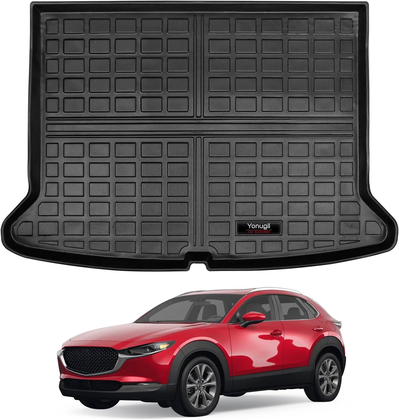 Custom for 2020-2026 Mazda CX30 Cargo Mats Trunk Liner All Weather TPE Protection Mat Accessories (for 2020-2026 Mazda CX-30)