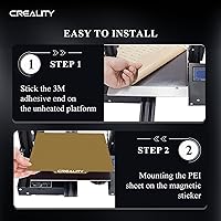 Vista 5 de Placa PEI Oficial de Creality con Adhesivo para Creality Ender 3/Ender 3 Pro/Ender 3 V2/Ender 3 S1/Ender 3 S1 Pro/Ender 3 Neo/Ender 3 V2 Neo/Ender