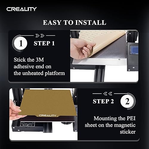 Miniatura 5 de Creality - Placa oficial PEI con adhesivo para Creality Ender 3Ender 3 ProEnder 3 V2Ender 3 S1Ender 3 S1 ProEnder 3 NeoEnder 3 v2 neoEnder 5Ender 5