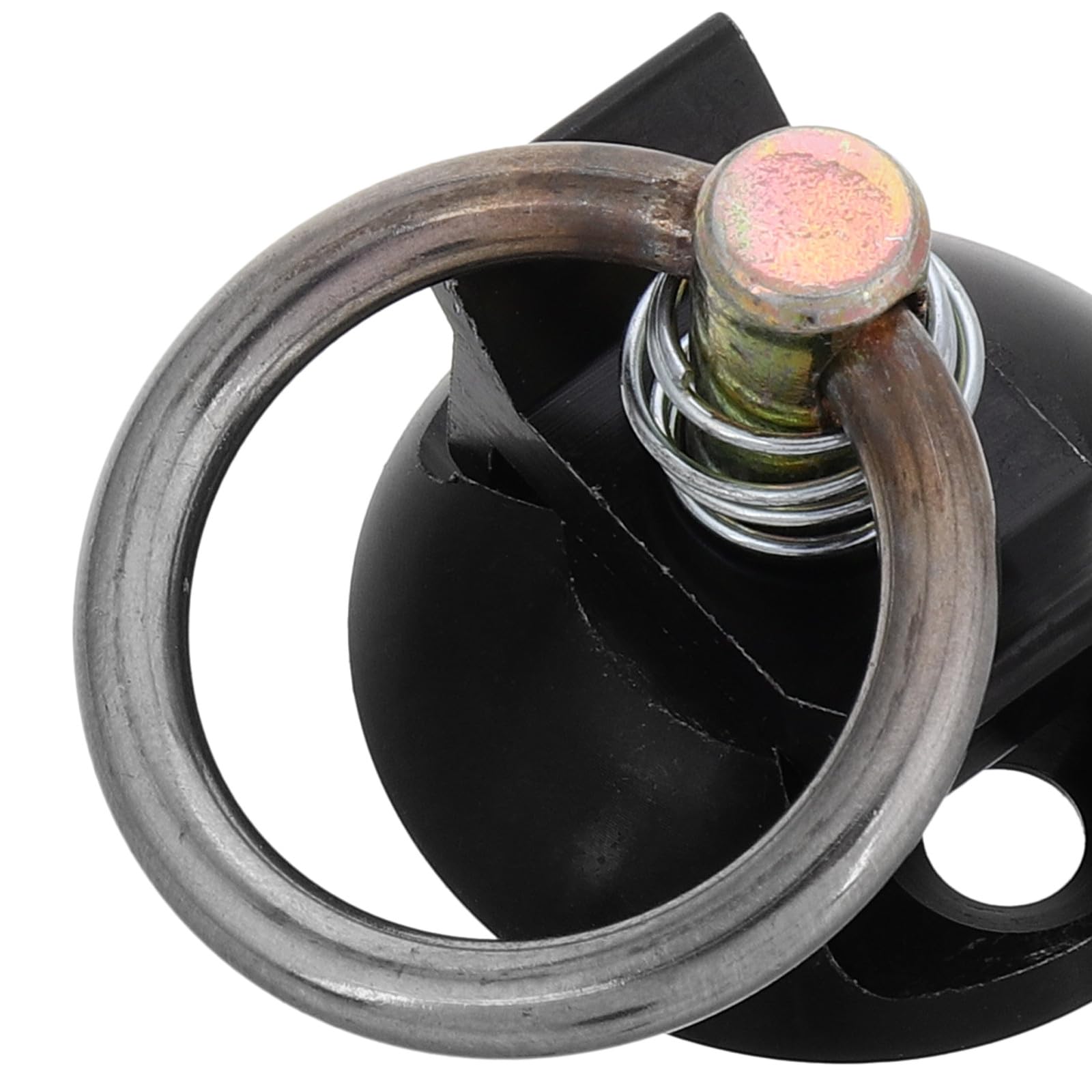 Homoyoyo Punto de Anclaje Redondo de Liberación Rápida para Carril Kit de 4 Unidades Aluminio y Acero Inoxidable Fijación Segura para Carga Vehículos Transporte y Remolques