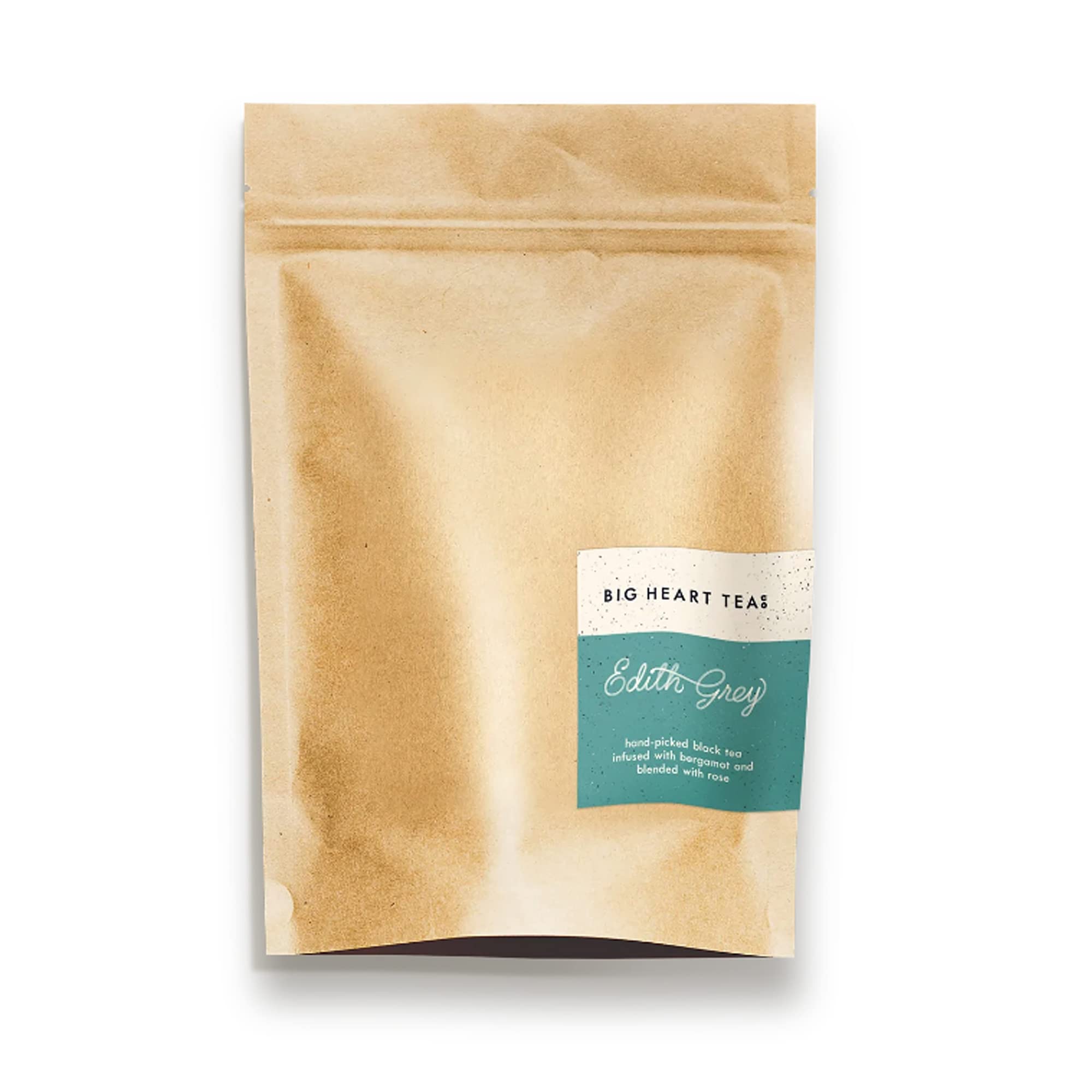 Big Heart Tea Co. Tea Bags - Edith Grey - Direct Trade Malawi Caffeinated Black Tea in Zero Plastic Sachets with Small Batch Organic Whole Herbs - Red