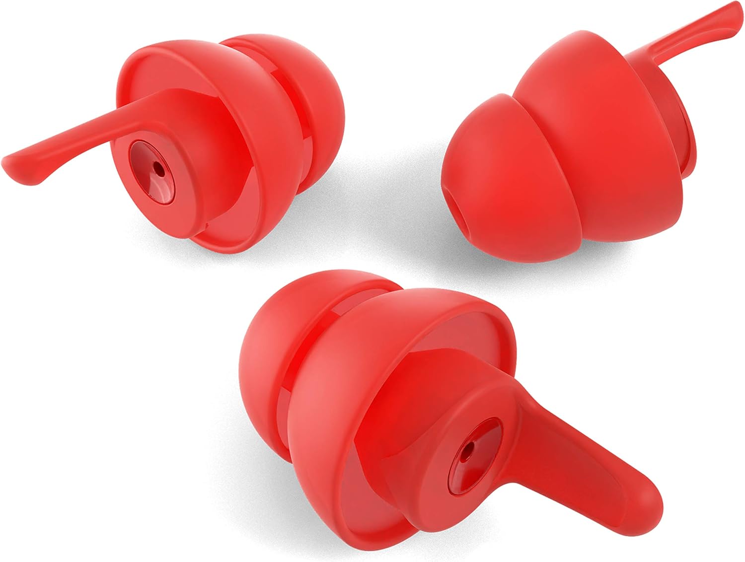 Product Deal EarPeace Reusable Safety Ear Plugs – High Fidelity Hearing Protection for DIY, Construction, Work, Loud Environments and Airplane Noise Reduction (Standard, Black Case)