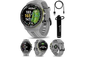 Wearable4U - Garmin Approach S70: Ceramic 42 mm Golf Smartwatch|1.2" AMOLED Display...