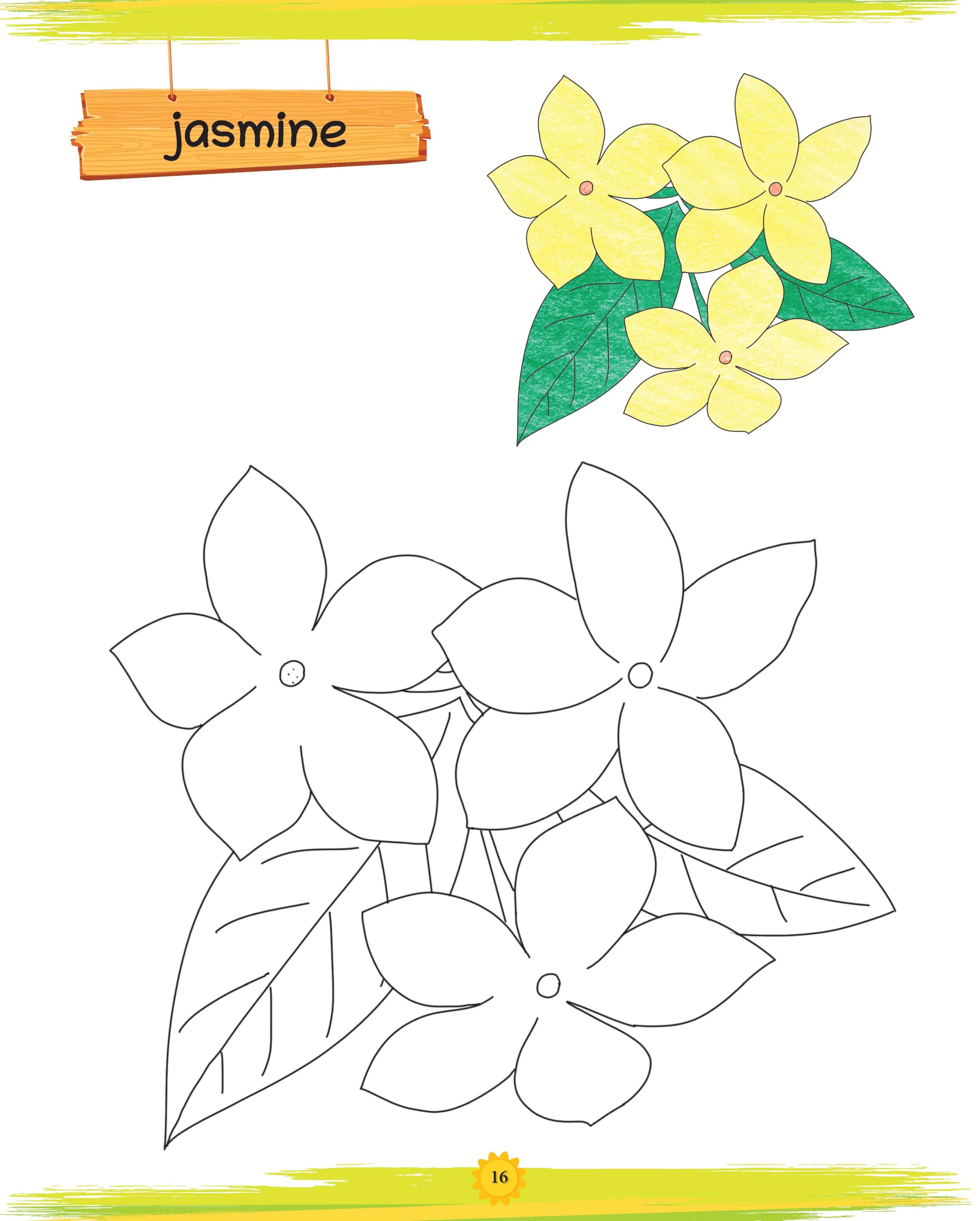 Oswaal Lil Legends Book Of Copy Colouring Flowers for Kids | Fun Activity Book to Boost Focus, Vocabulary and Creativity | For Nursery/LKG/UKG | Age 3+ 1