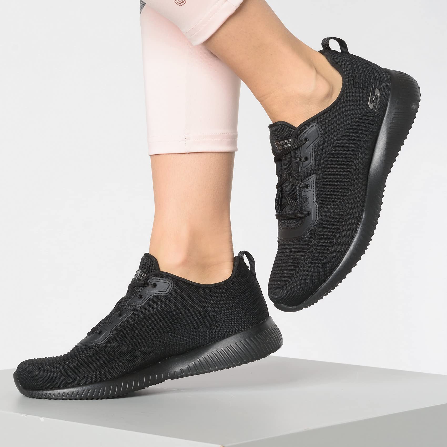 Skechers Bobs Squad Tough Talk, Scarpe da Ginnastica Basse Donna